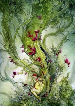 Fantasía popular Painting - el potencial del espíritu del árbol Fantasía